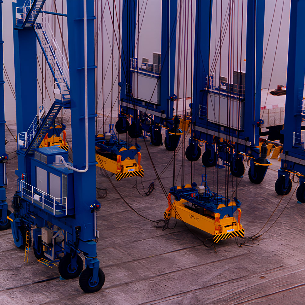 Rubber Tyred Gantry (RTG) Crane motors