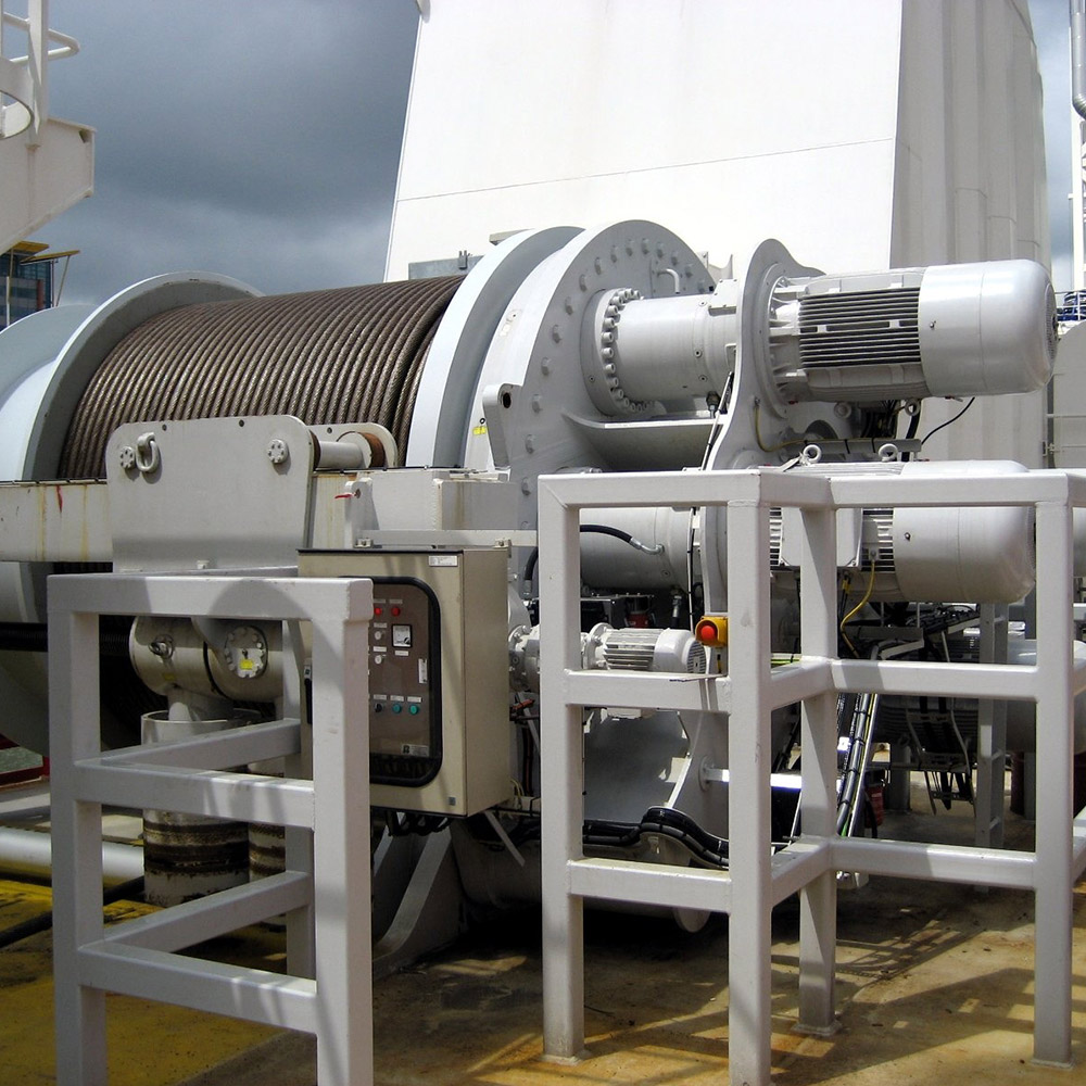 Ship winch motors