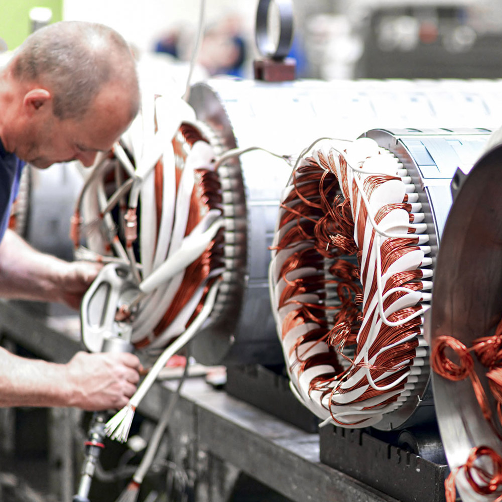 DC to AC motor replacement